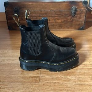 Dr. Martens Black Platform Chelsea Boot Women’s Size 8